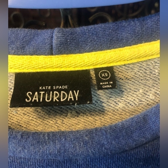 KATE SPADE SATURDAY cropped cotton sweatshirt 💞 - Picture 2 of 4
